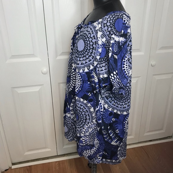 Liz & Me Lightweight Floral Summer Blouse - Picture 4 of 6